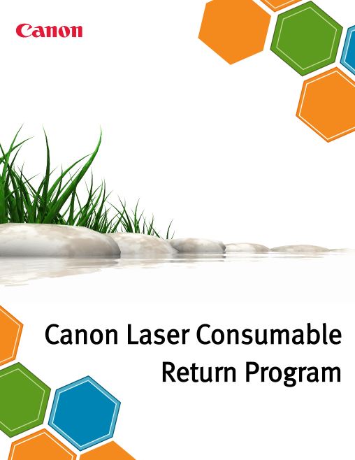 canon, laser consumable return program, Doing Better Business
