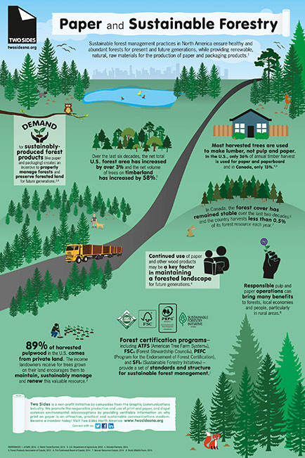 Paper And Sustainable Forestry, Canon, two sides, Doing Better Business