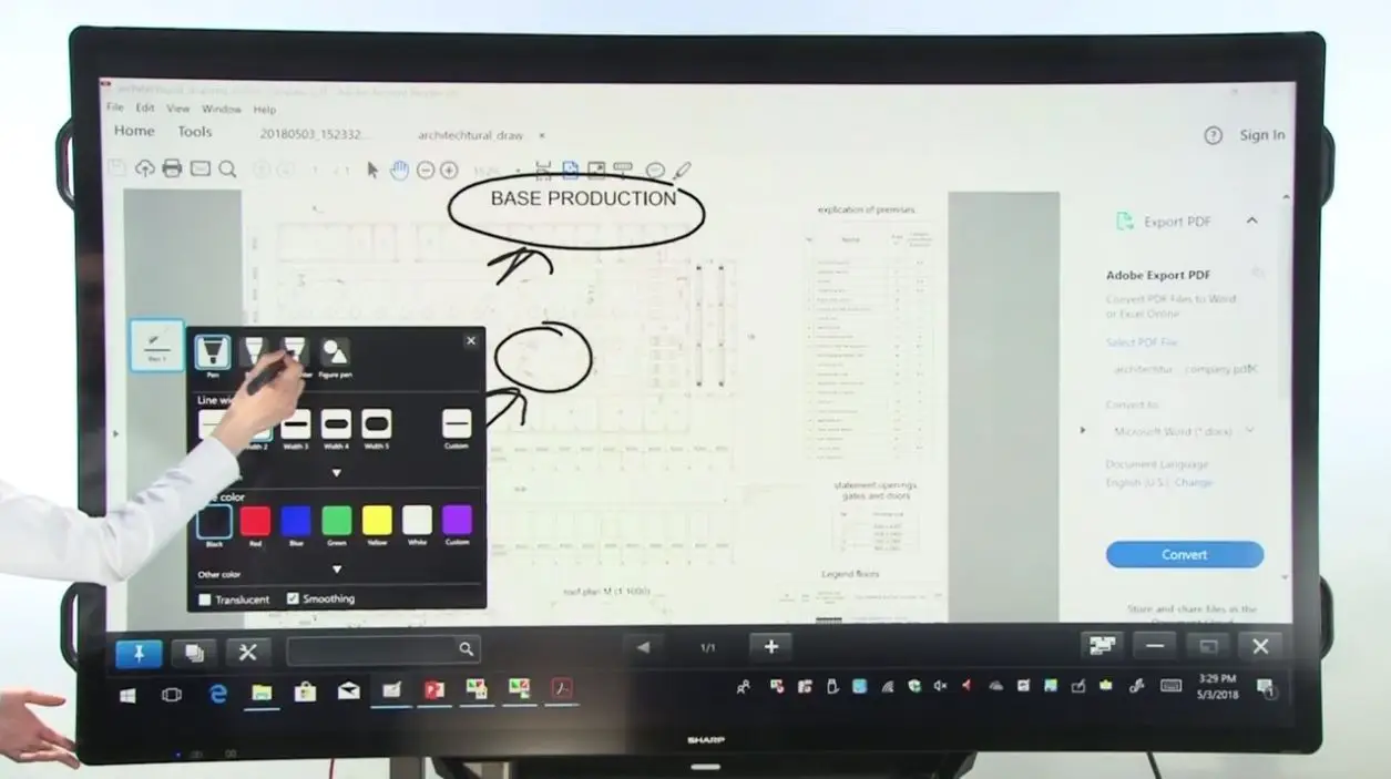 SHARP Pen, AQUOS BOARD, Video, Doing Better Business