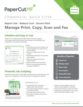Papercut, Mf, Commercial, Doing Better Business