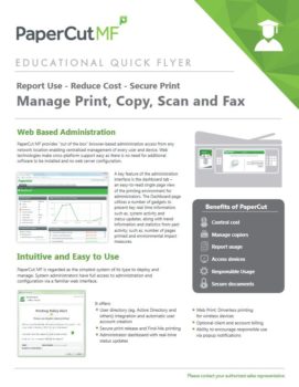 Papercut, Mf, Education Flyer, Doing Better Business