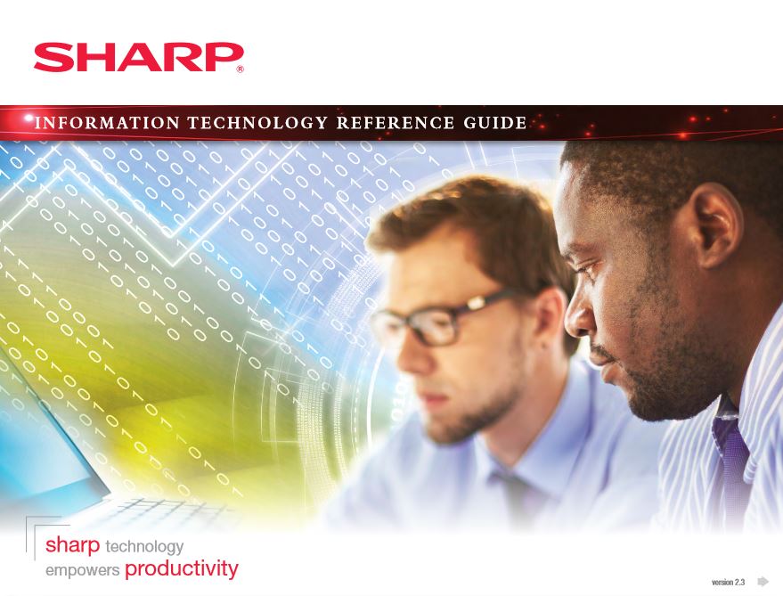 Sharp, IT Reference Guide, Doing Better Business