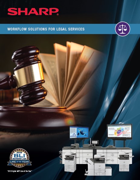 Sharp, Color Advanced, Legal Brochure, Doing Better Business