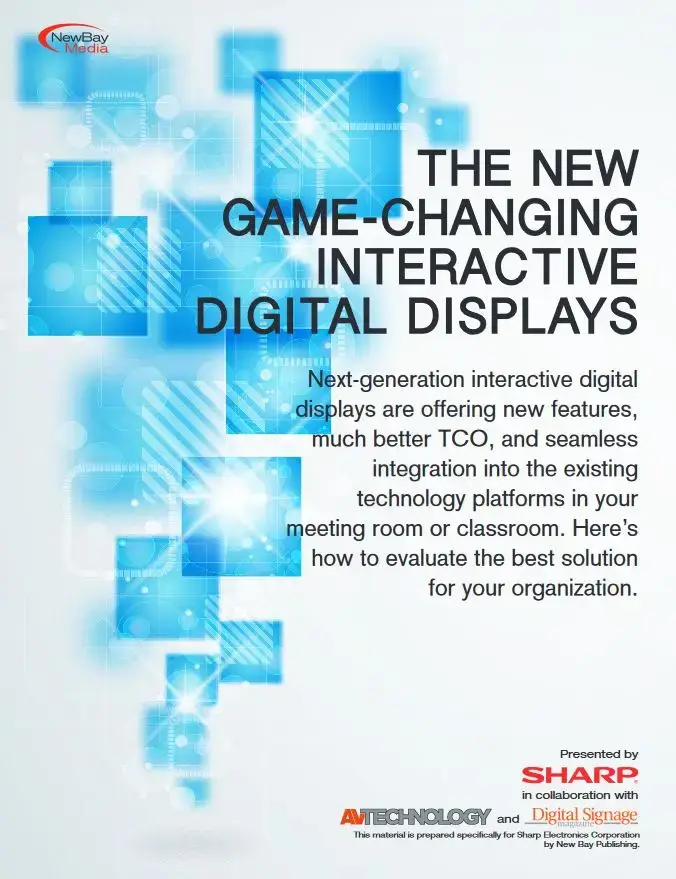 sharp, interactive displays, Doing Better Business